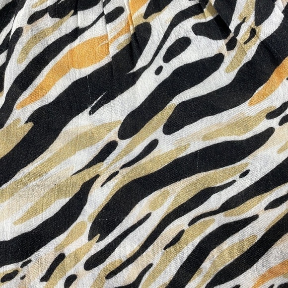 Anthropologie x Blank London Peasant Top NWT Long Sleeve Green Orange Size Large - Picture 17 of 17